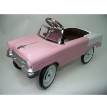 1955 Classic Pedal Car in Pink/White FREE SHIPPING